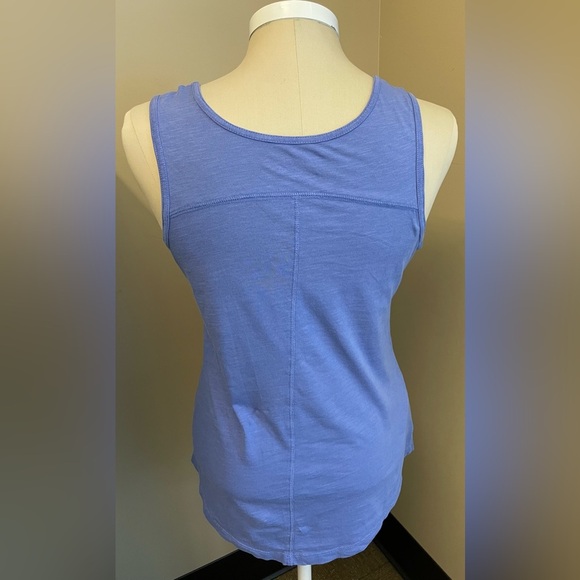 Eddie Bauer solid essential tank top womens bra coverage scoop neck size small - Picture 4 of 6